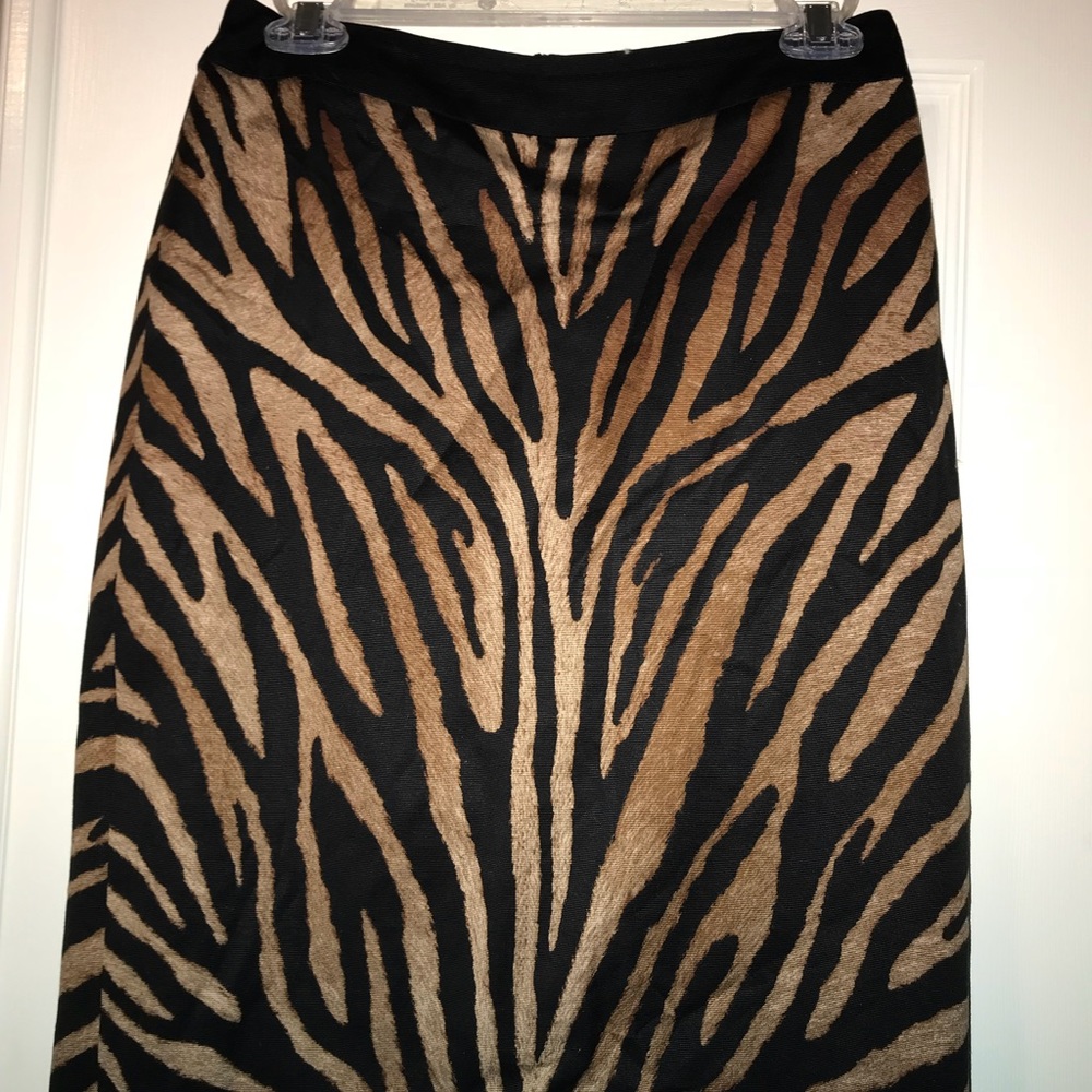 Animal print skirt
